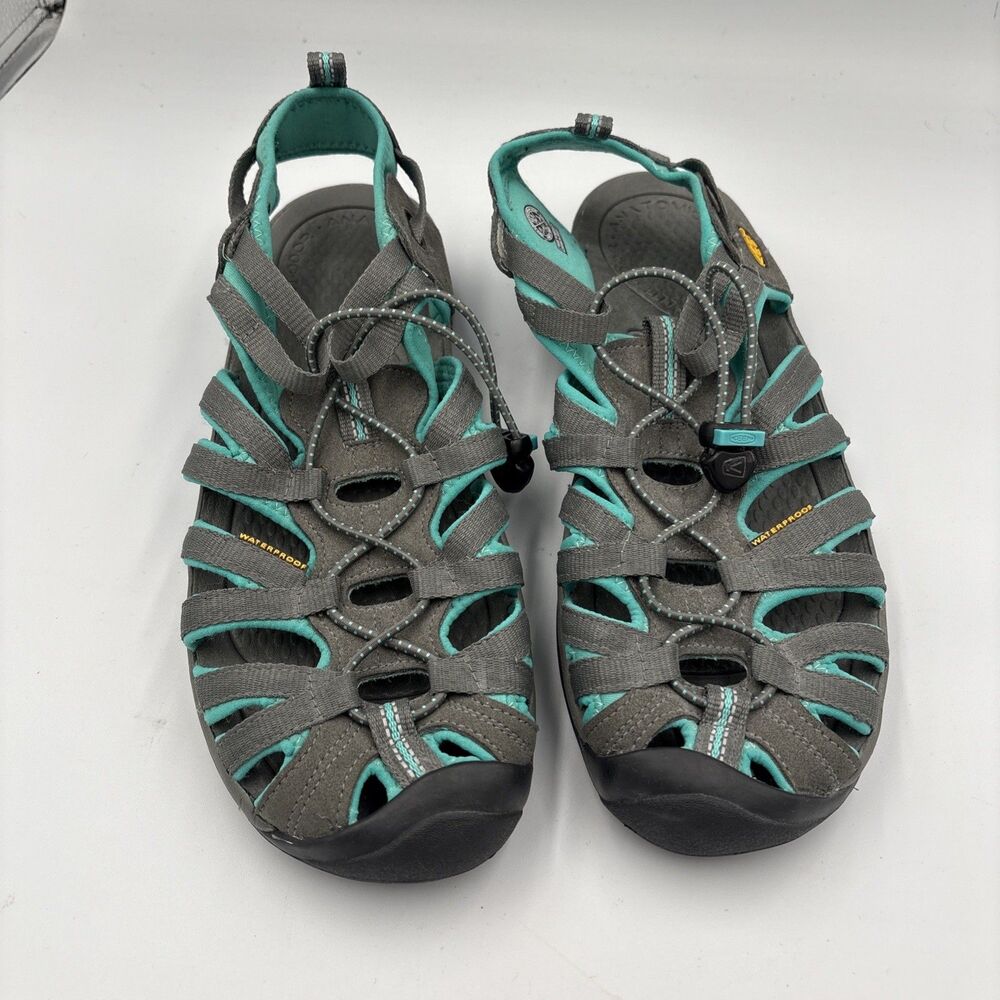 KEEN Whisper Sandal  W 10.5 Closed Toe Sport Teal Dark Shadow - Picture 2 of 8